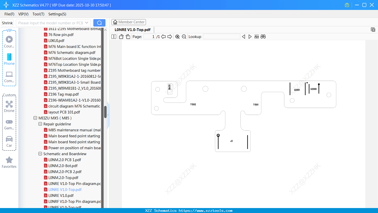 Meizu L0NRE V1.0-Top